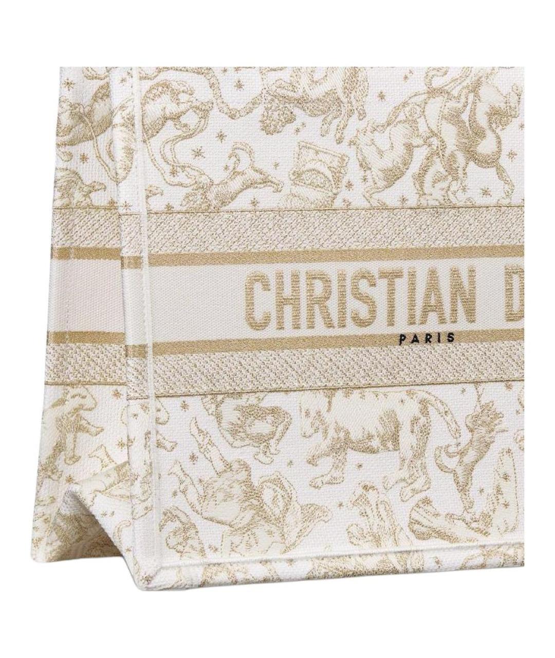 CHRISTIAN DIOR Бежевая сумка через плечо, фото 5