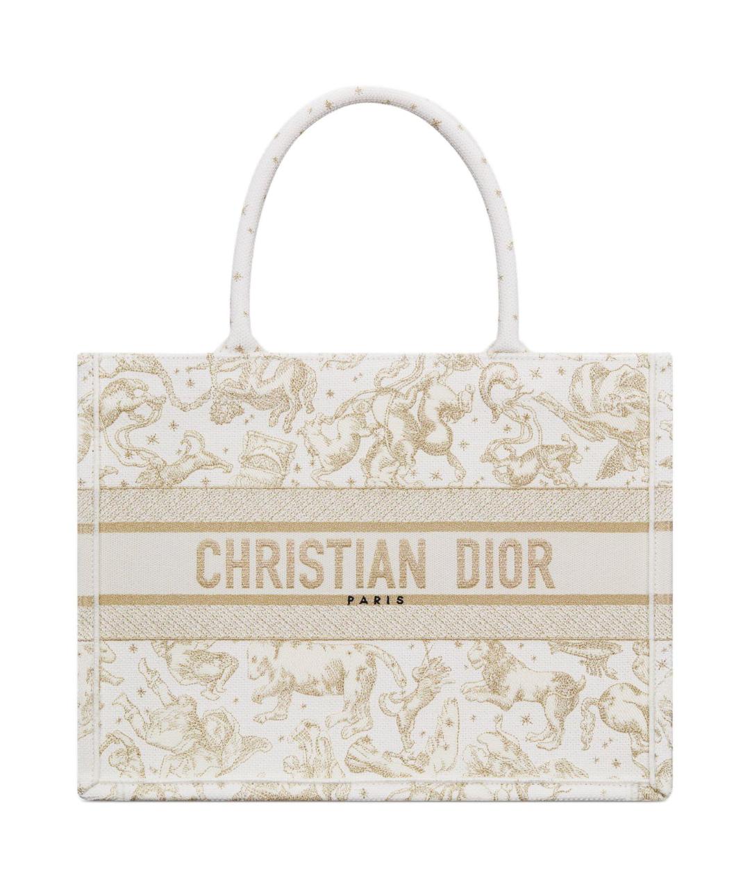 CHRISTIAN DIOR Бежевая сумка через плечо, фото 1