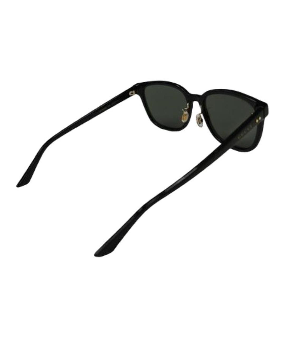 GUCCI Черные пластиковые солнцезащитные очки, фото 4