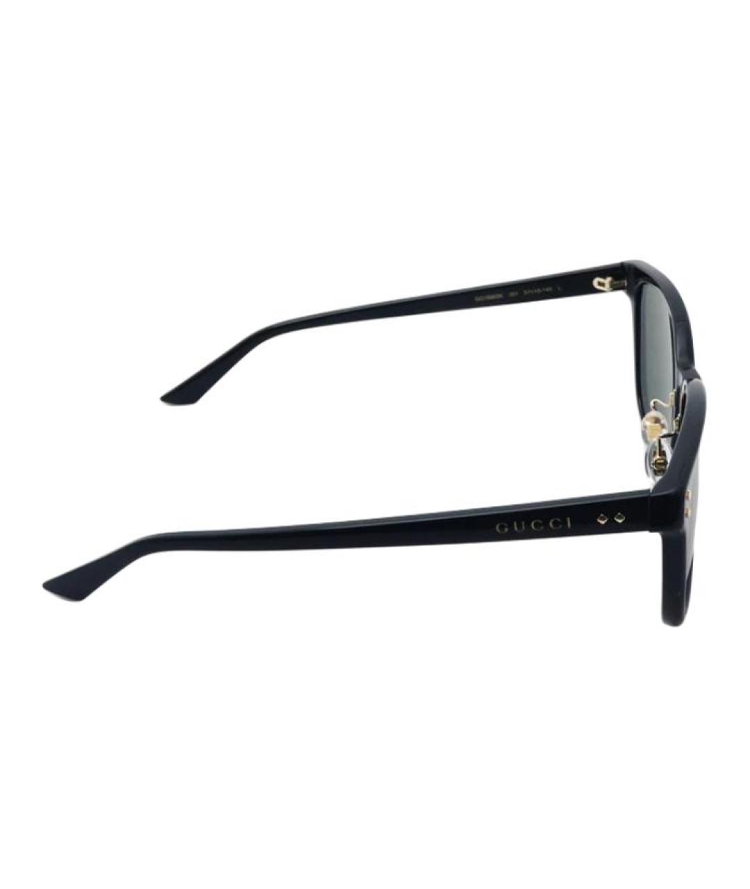 GUCCI Черные пластиковые солнцезащитные очки, фото 3