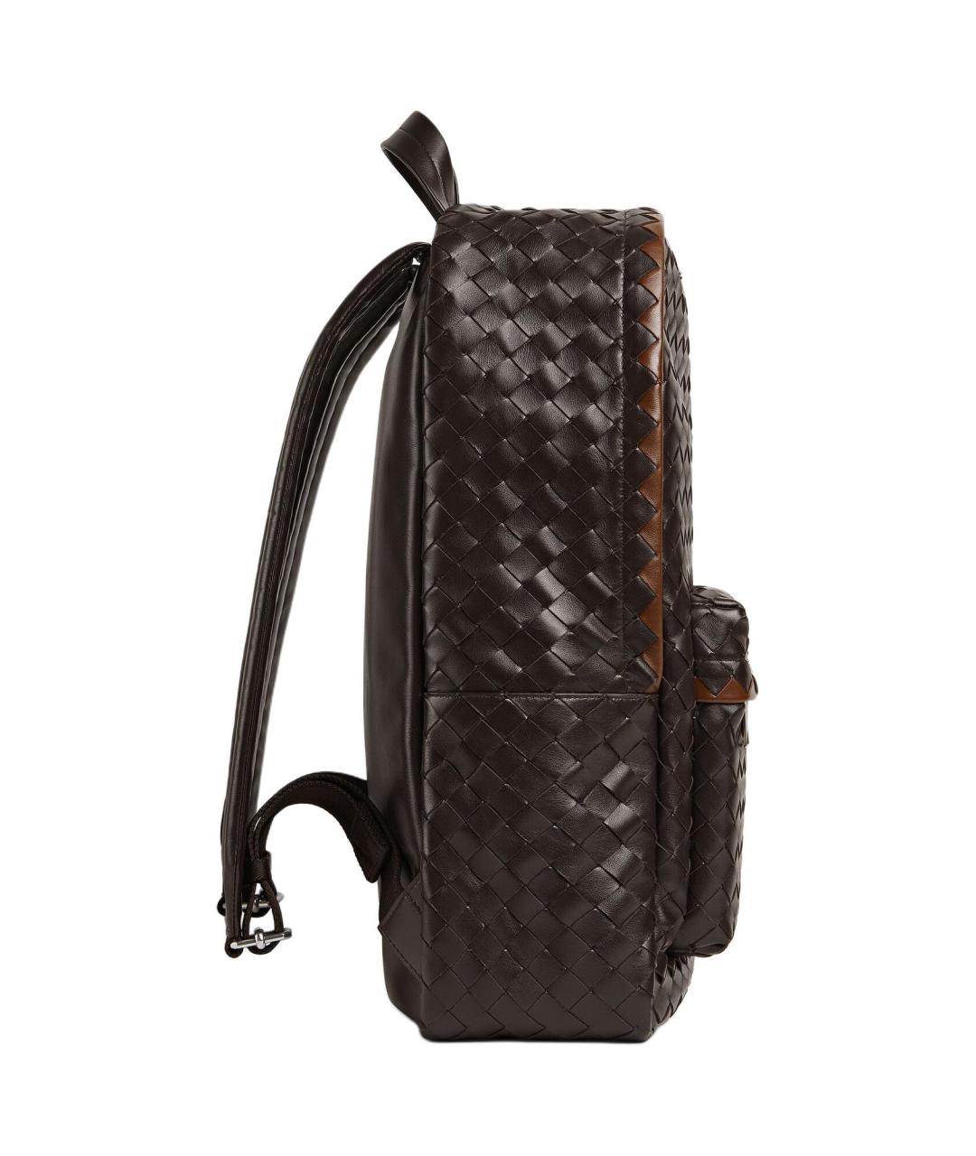 BOTTEGA VENETA Коричневый кожаный рюкзак, фото 2