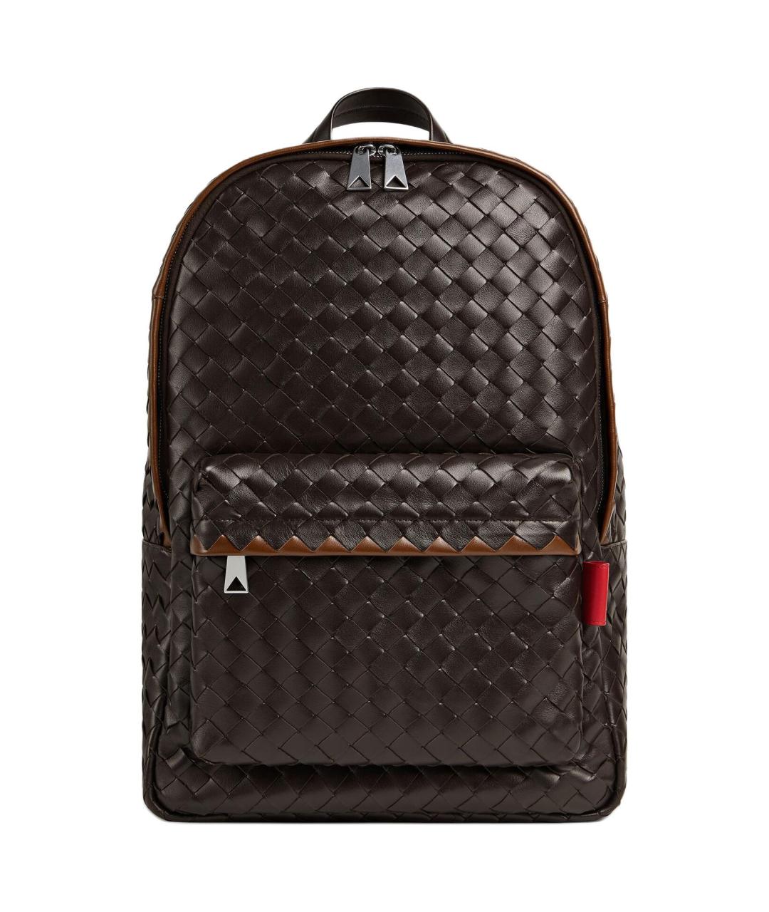 BOTTEGA VENETA Коричневый кожаный рюкзак, фото 1