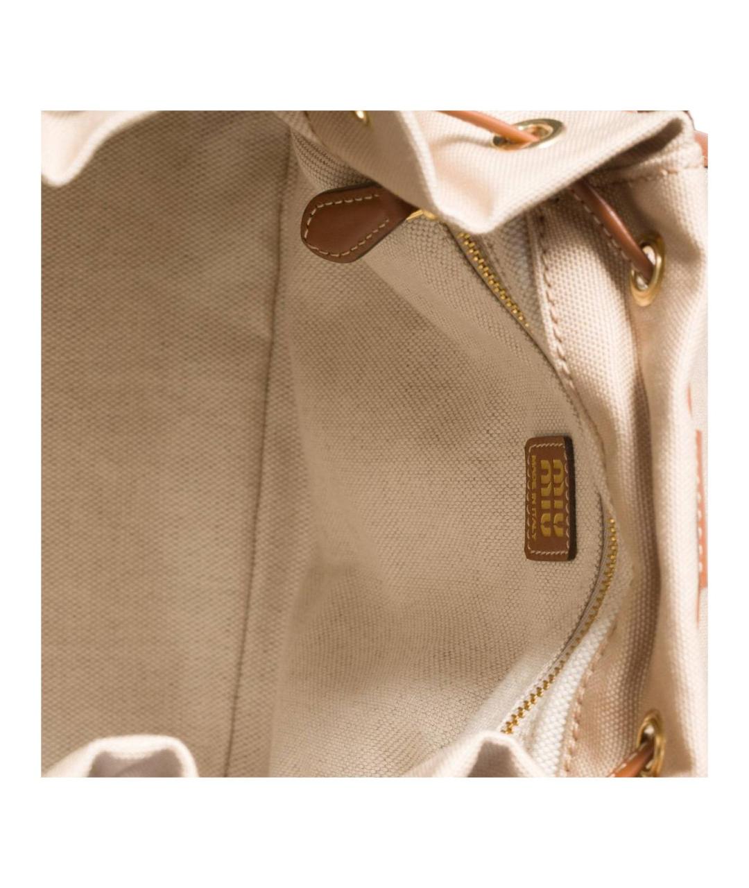 MIU MIU Бежевый рюкзак, фото 5