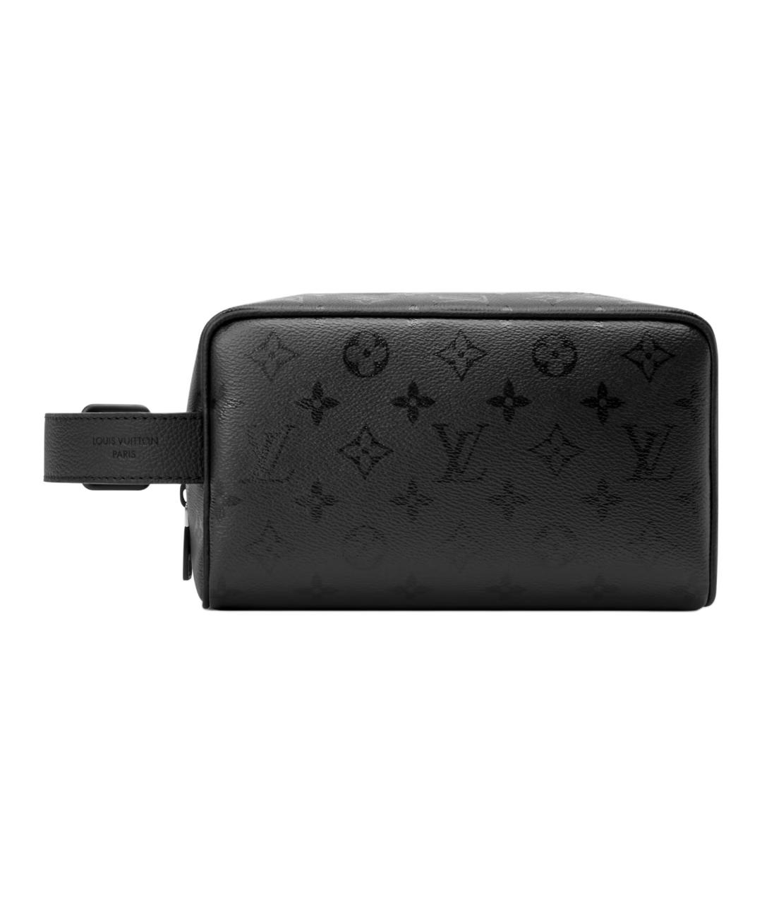 LOUIS VUITTON Черная барсетка из канвы, фото 1