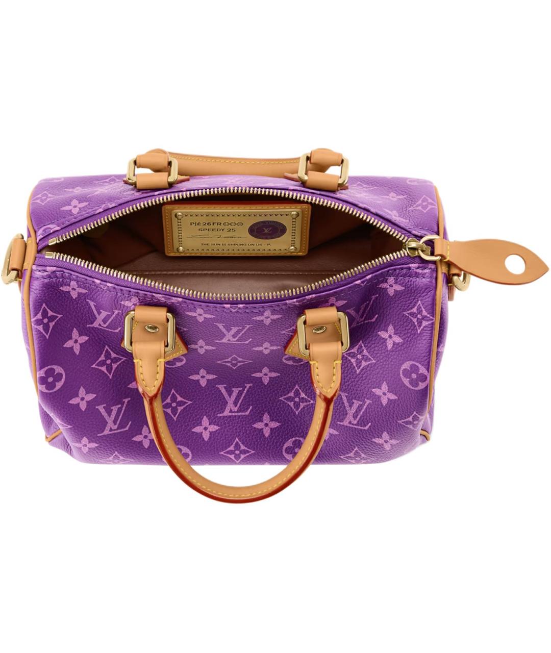 LOUIS VUITTON Фиолетовая сумка на плечо, фото 5