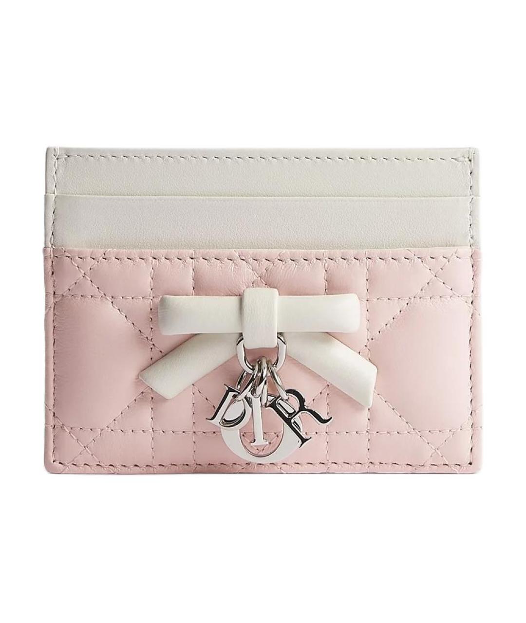 CHRISTIAN DIOR Розовый кардхолдер, фото 1