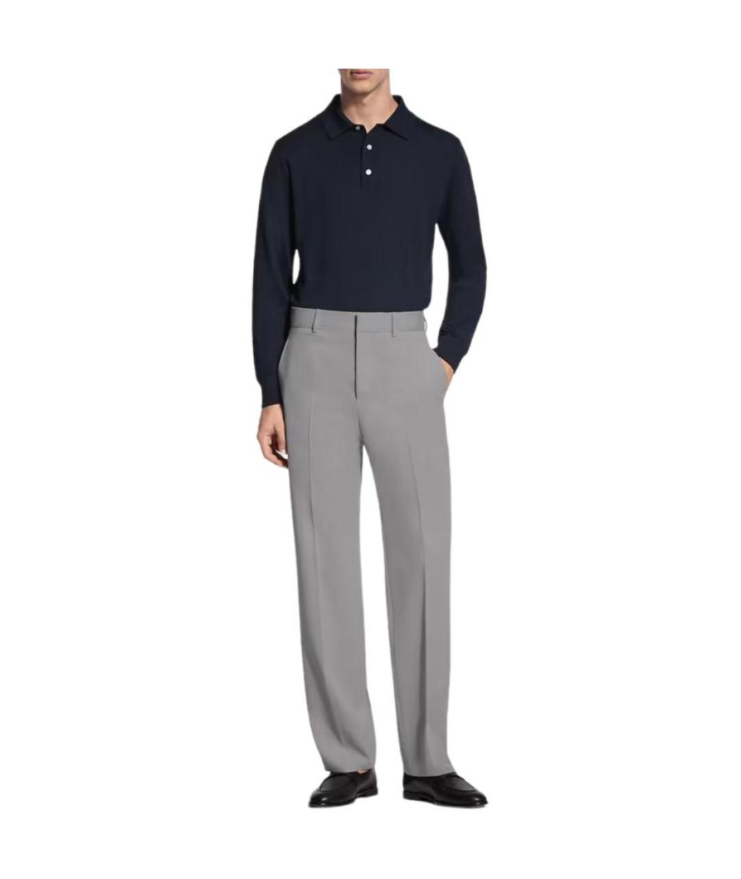 LOUIS VUITTON Синий джемпер / свитер, фото 4