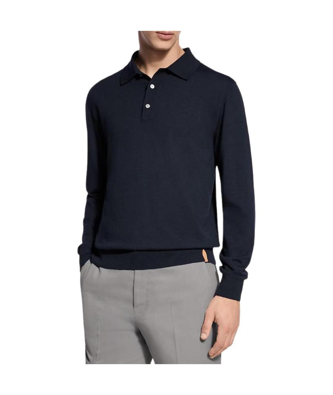 LOUIS VUITTON Синий джемпер / свитер, фото 2