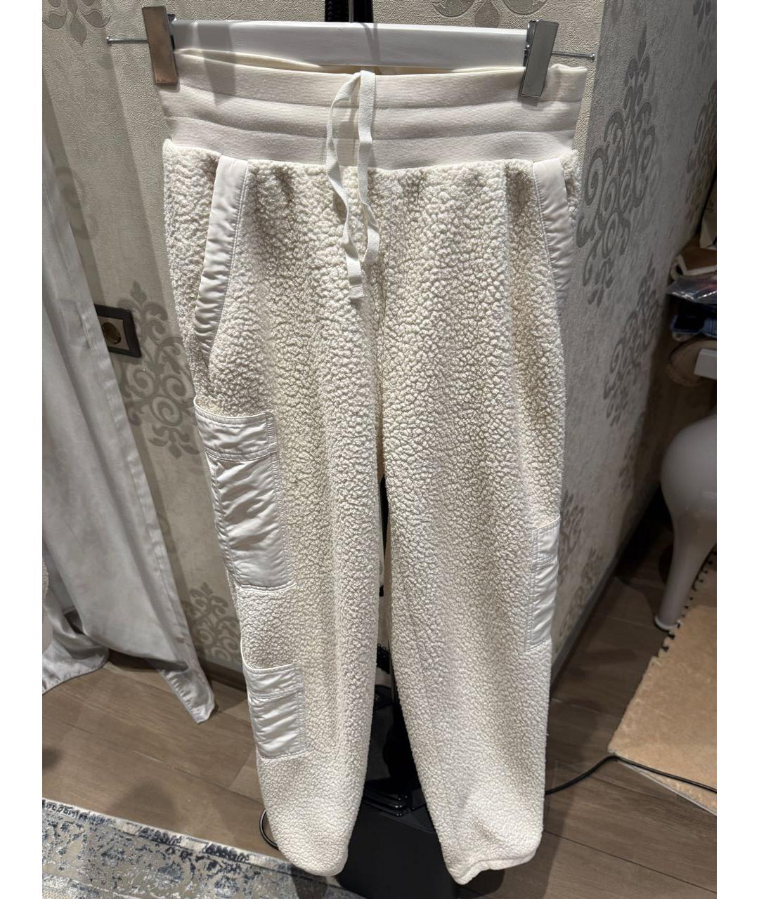 ALO YOGA Бежевый хлопковый костюм с брюками, фото 2