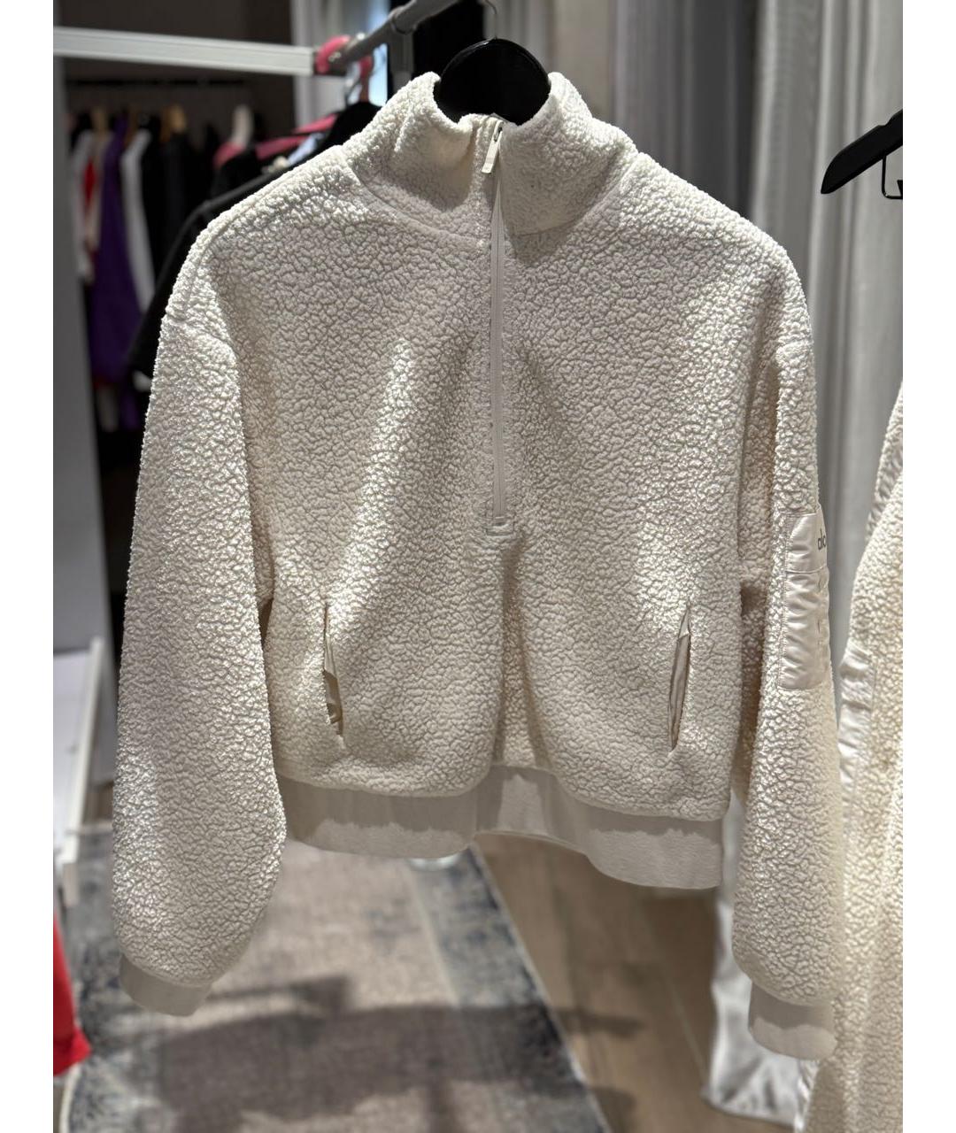 ALO YOGA Бежевый хлопковый костюм с брюками, фото 9