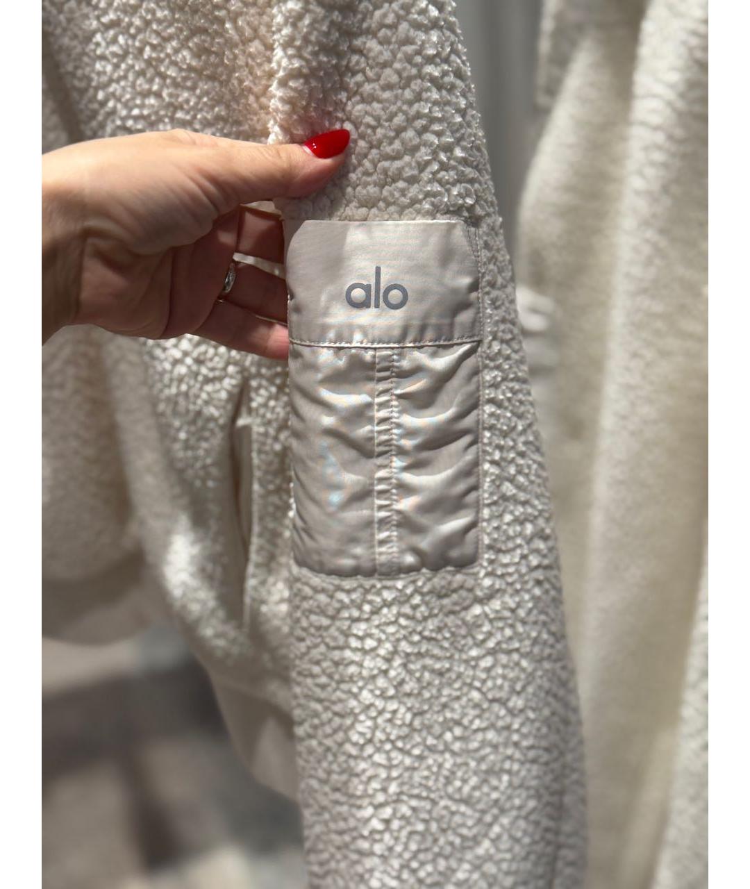 ALO YOGA Бежевый хлопковый костюм с брюками, фото 6