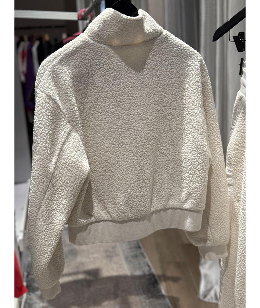 ALO YOGA Бежевый хлопковый костюм с брюками, фото 7