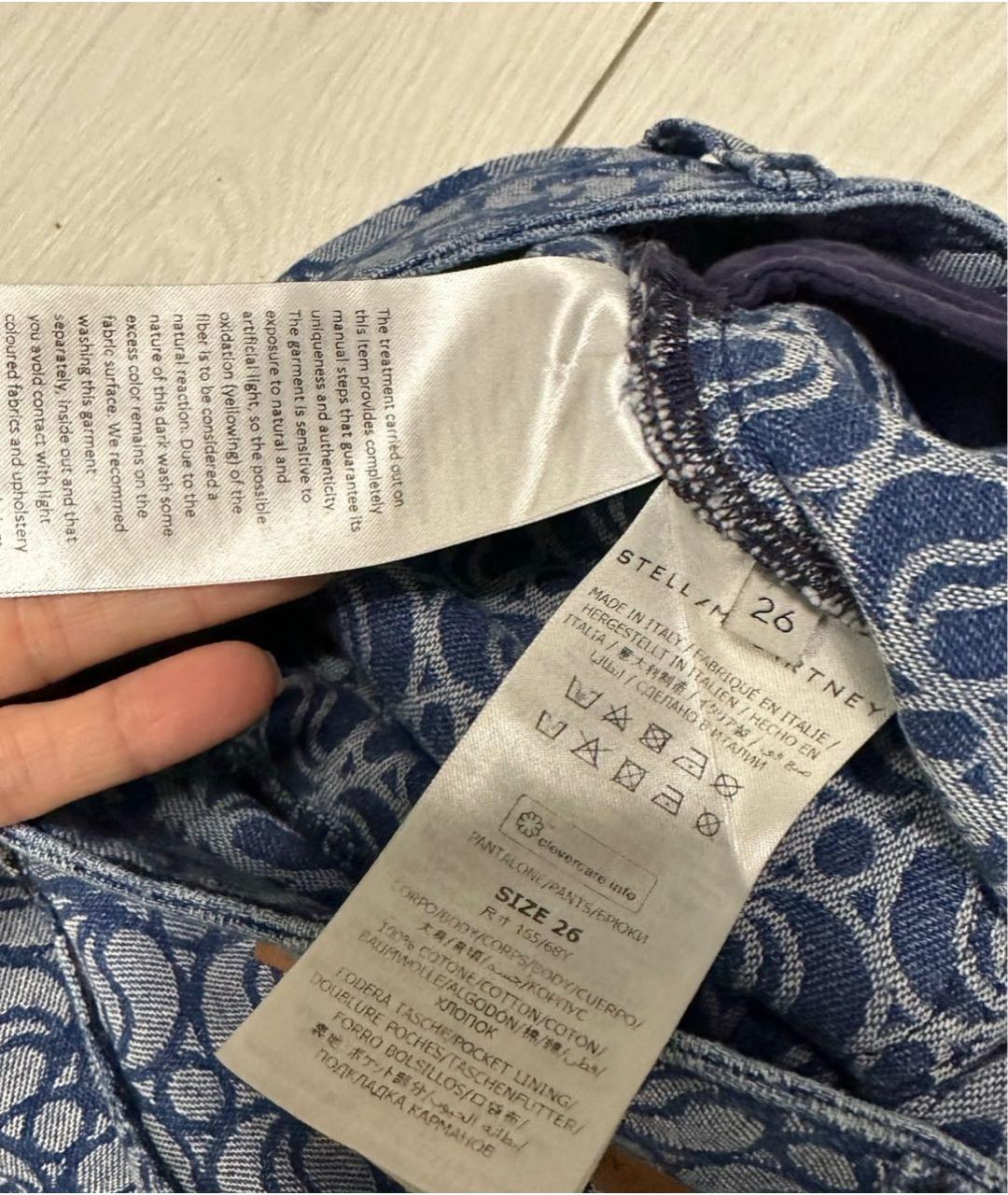 STELLA MCCARTNEY Темно-синие прямые джинсы, фото 6