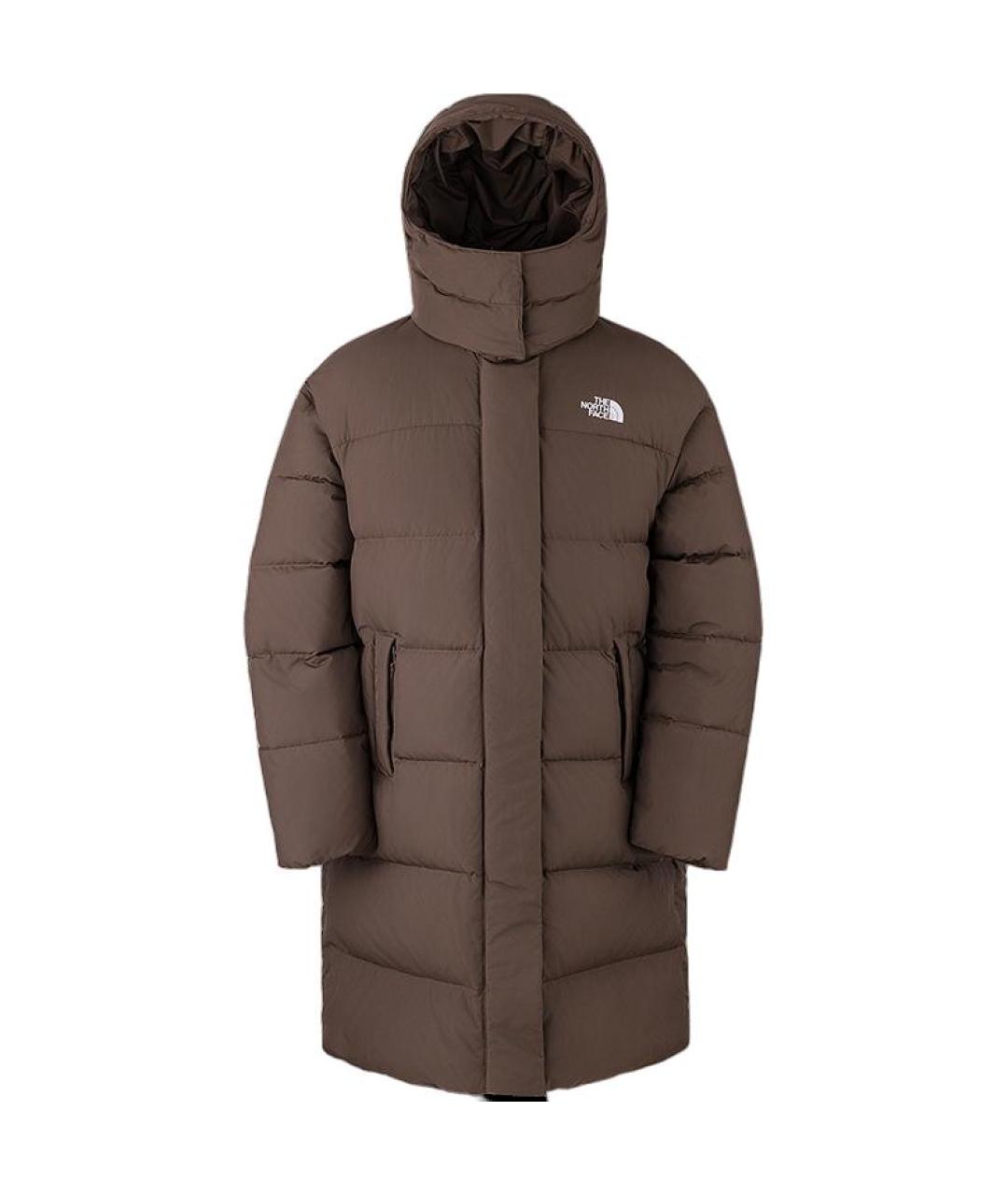 THE NORTH FACE Коричневый пуховик, фото 1