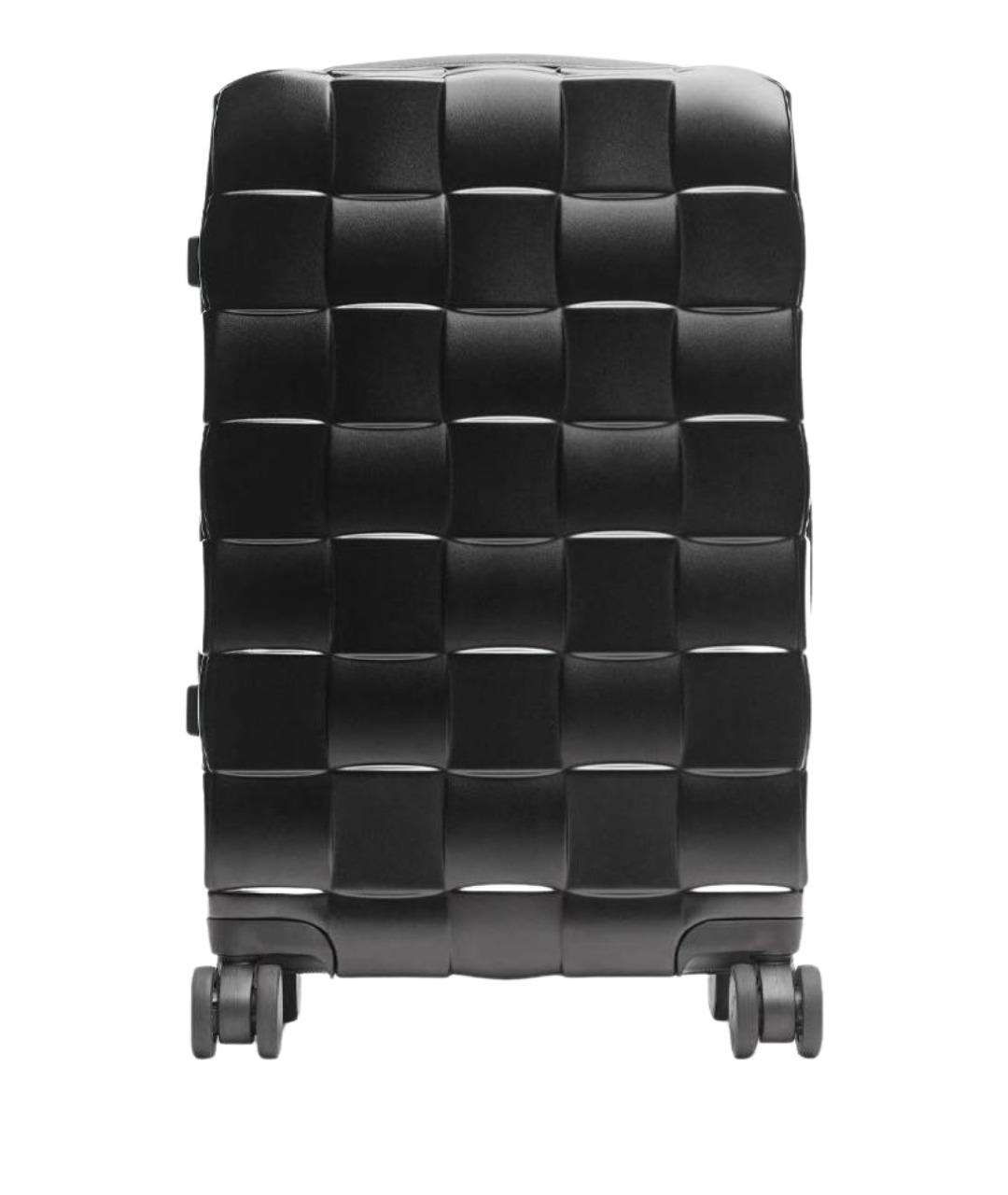 BOTTEGA VENETA Черный кожаный чемодан, фото 1