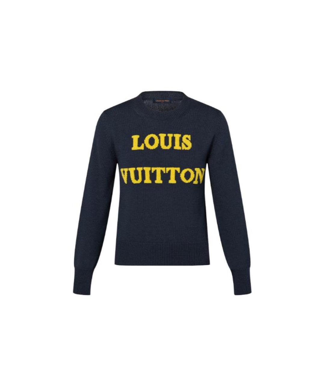 LOUIS VUITTON Синий джемпер / свитер, фото 1