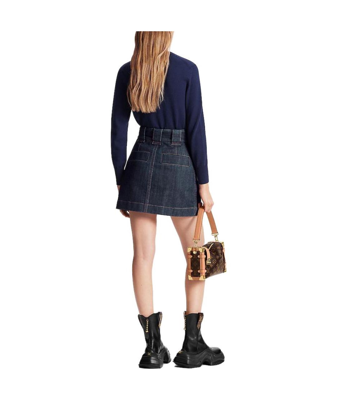 LOUIS VUITTON Синий джемпер / свитер, фото 4