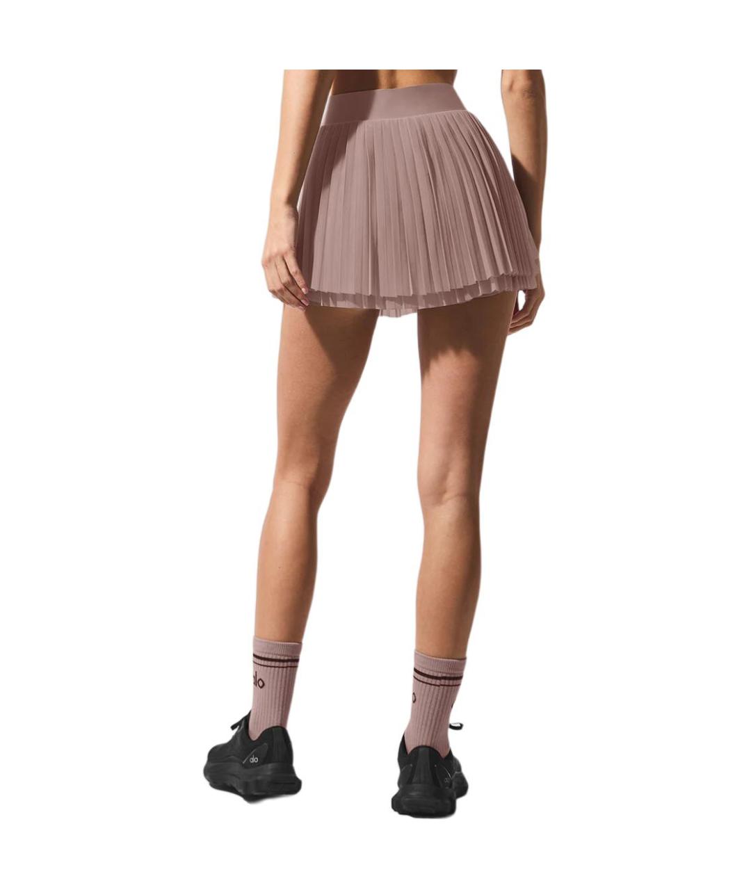 ALO YOGA Бежевая юбка мини, фото 2