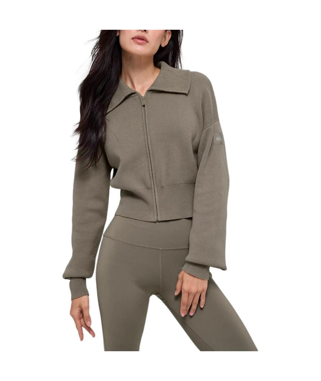 ALO YOGA Коричневая куртка, фото 3