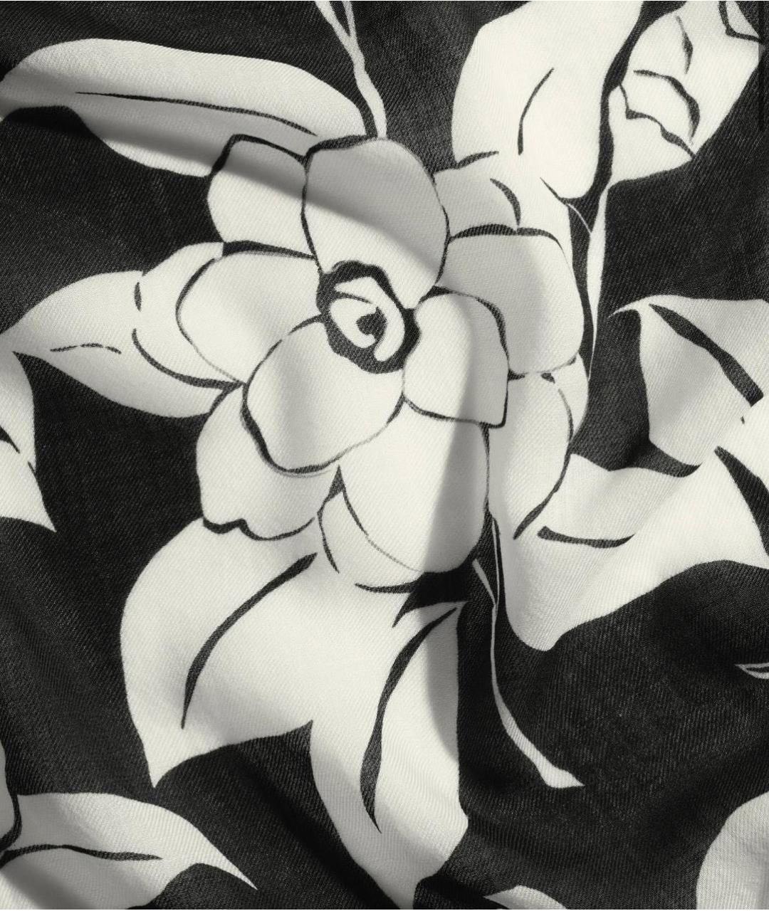 CHANEL Черный кашемировый платок, фото 4