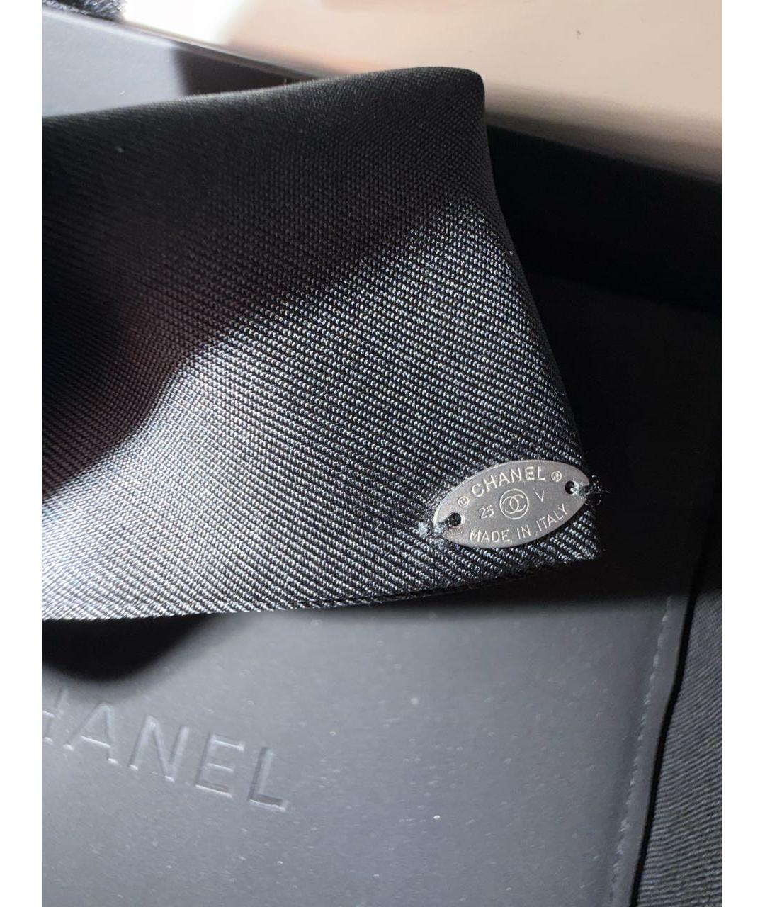 CHANEL Черная заколка, фото 3