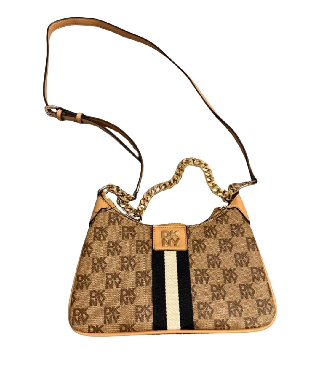 DKNY Коричневая сумка через плечо, фото 1