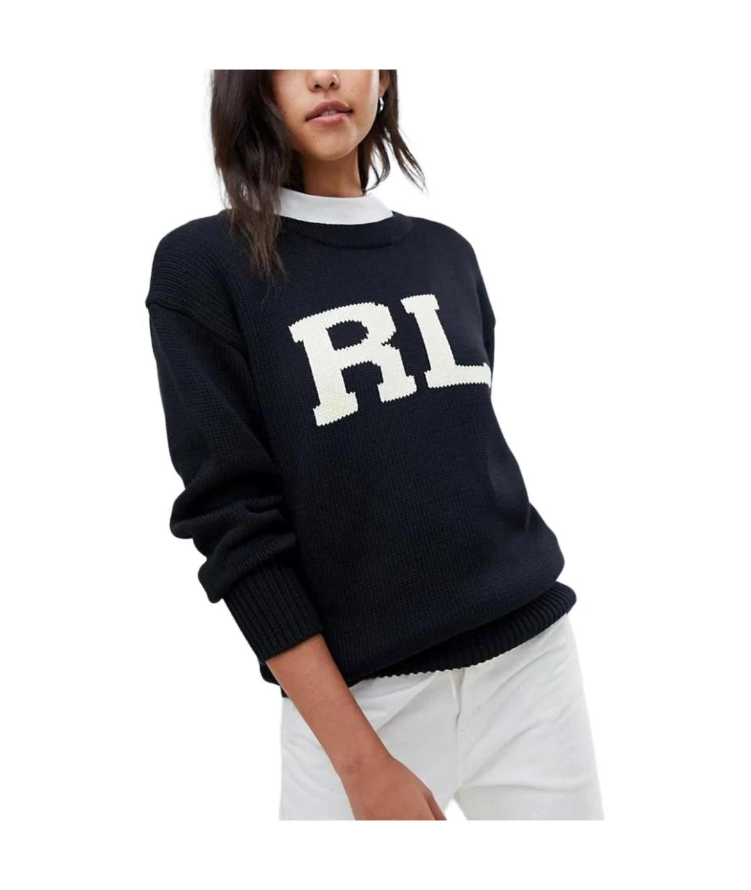 POLO RALPH LAUREN Черный джемпер / свитер, фото 5