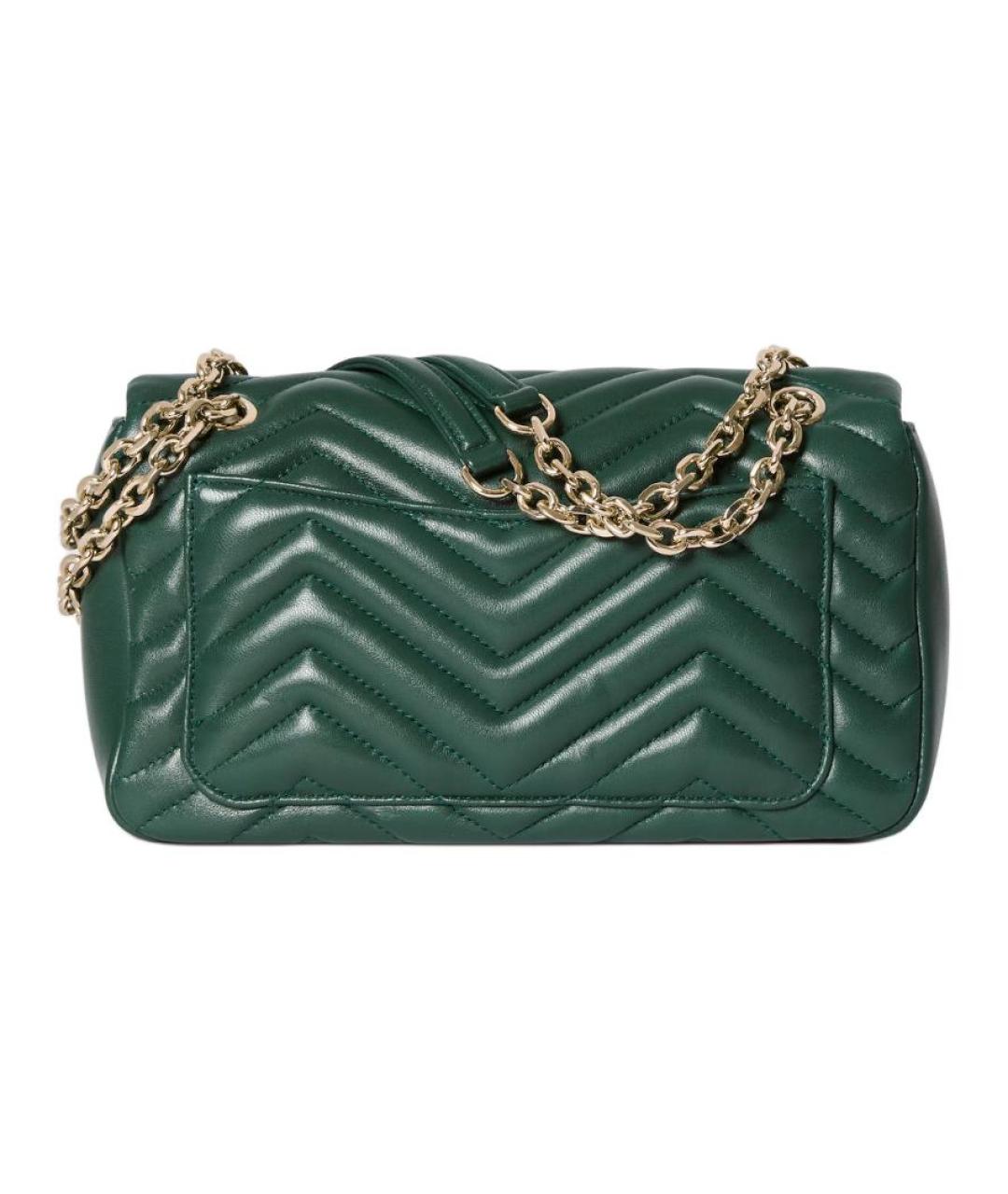 GUCCI Зеленая кожаная сумка через плечо, фото 3