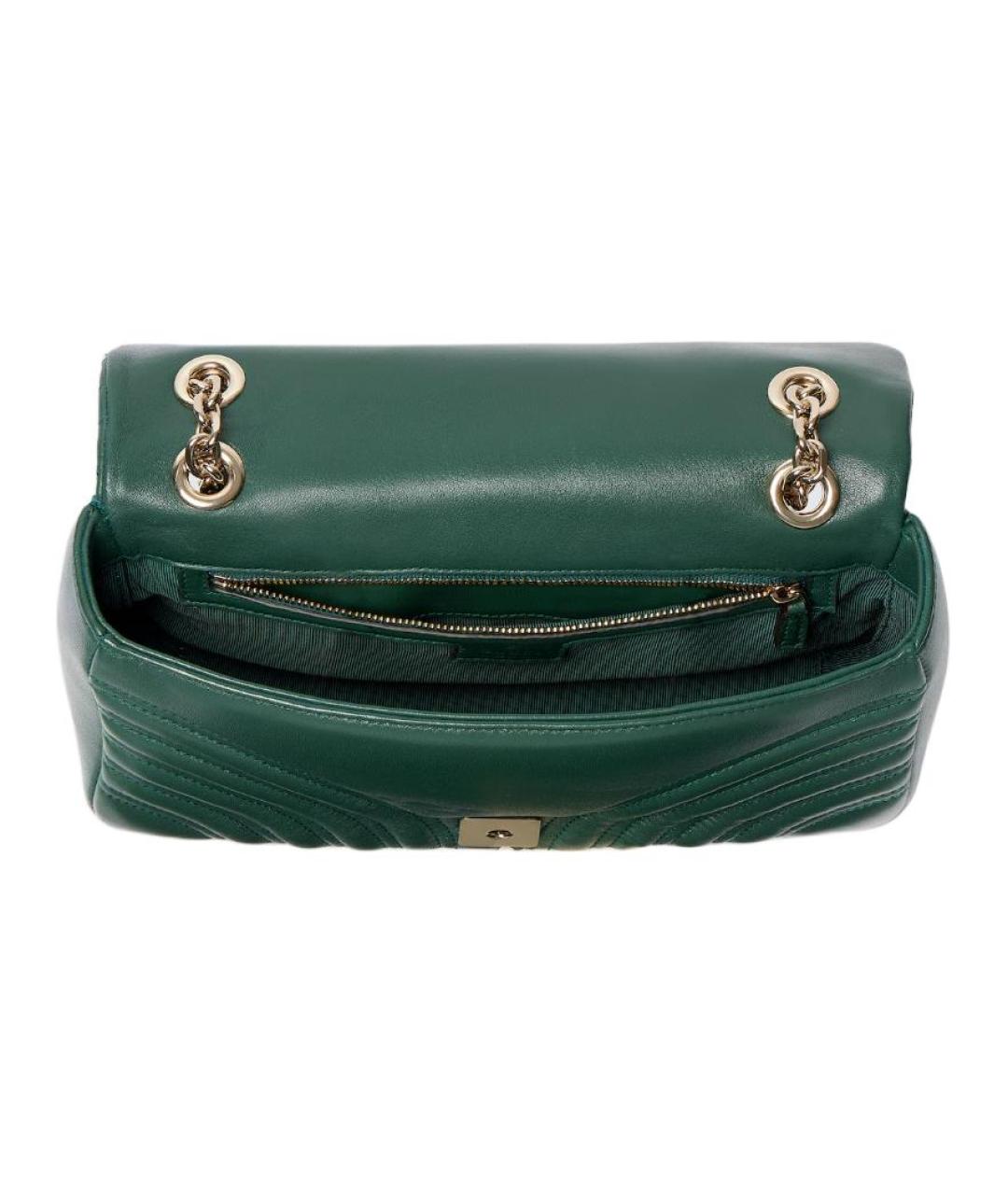 GUCCI Зеленая кожаная сумка через плечо, фото 4