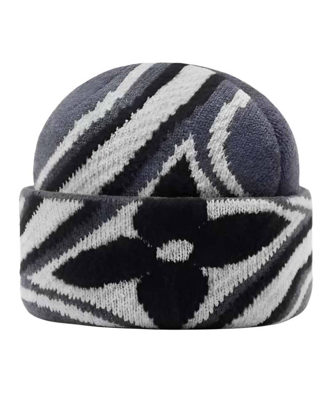 LOUIS VUITTON Серая хлопковая шапка, фото 1