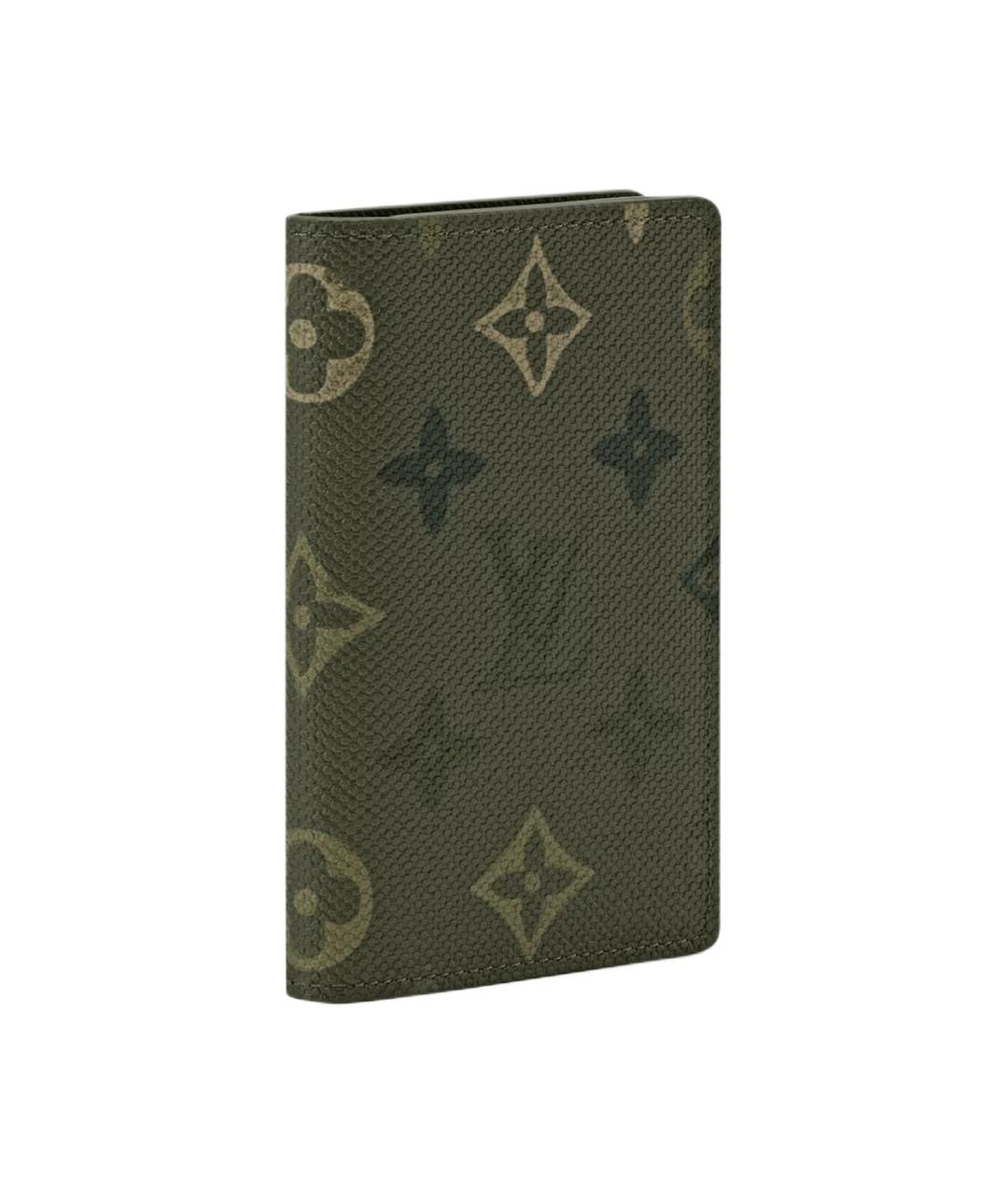 LOUIS VUITTON Зеленый кардхолдер, фото 2