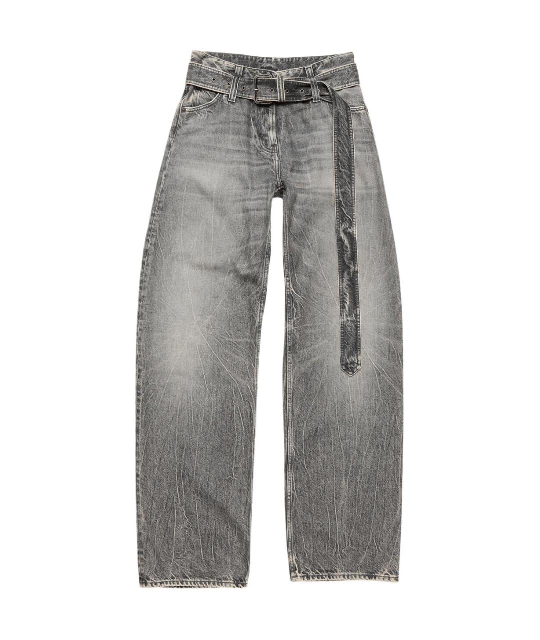 ACNE STUDIOS Черные прямые джинсы, фото 1