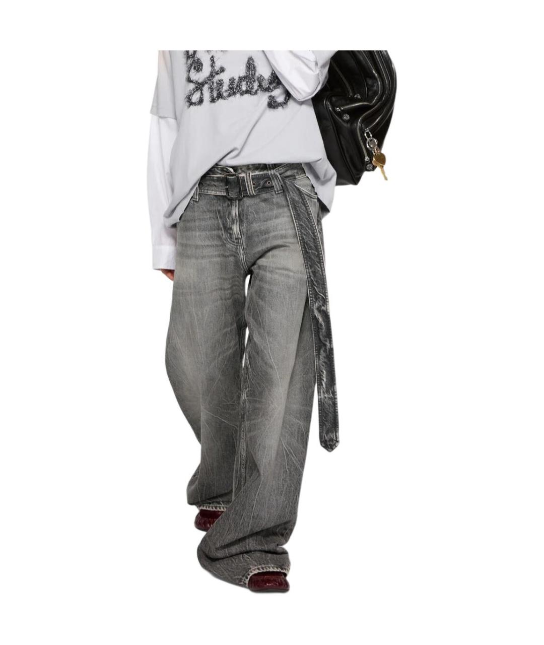 ACNE STUDIOS Черные прямые джинсы, фото 3