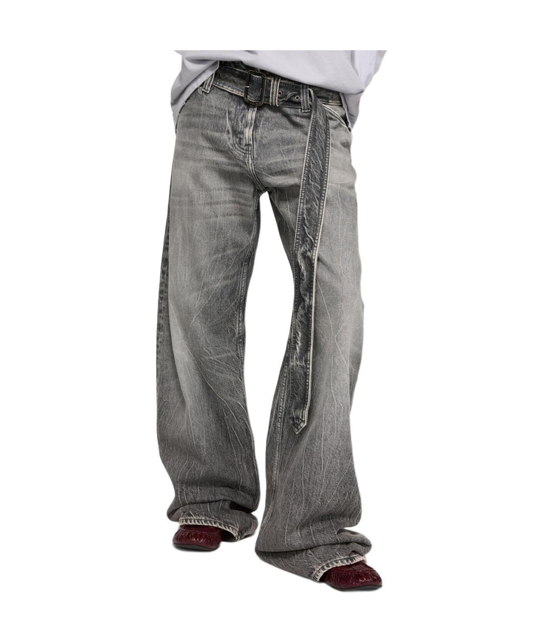 ACNE STUDIOS Черные прямые джинсы, фото 5