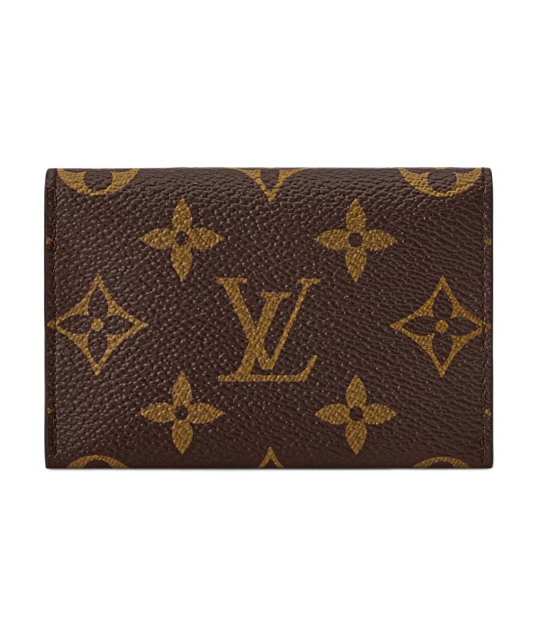 LOUIS VUITTON Коричневый кардхолдер, фото 1