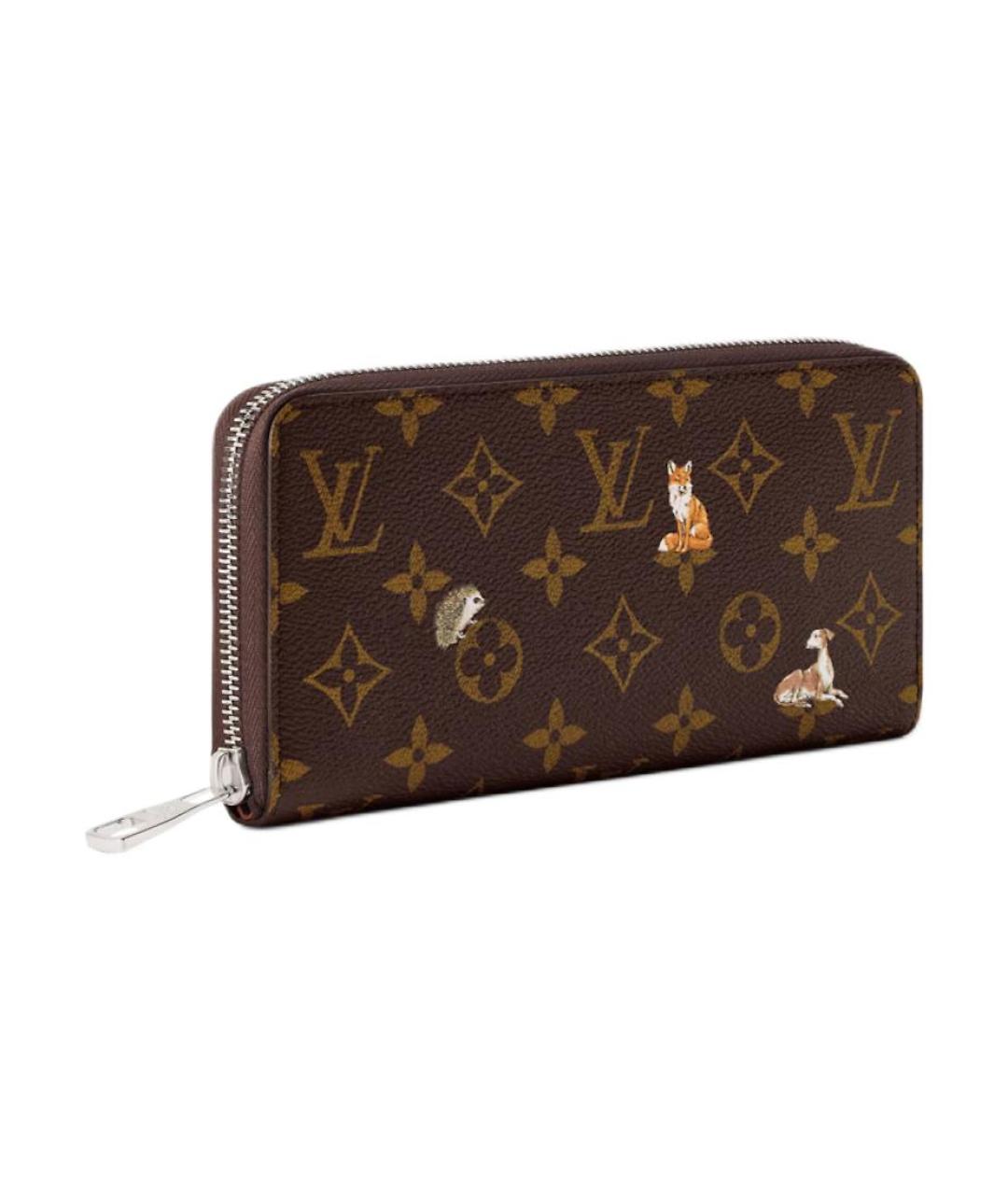 LOUIS VUITTON Коричневый кошелек, фото 2