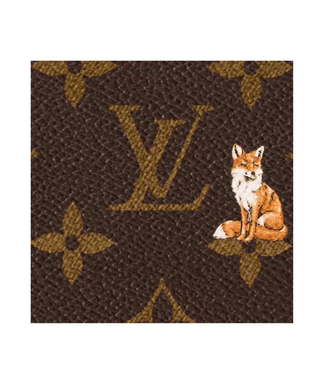 LOUIS VUITTON Коричневый кошелек, фото 5