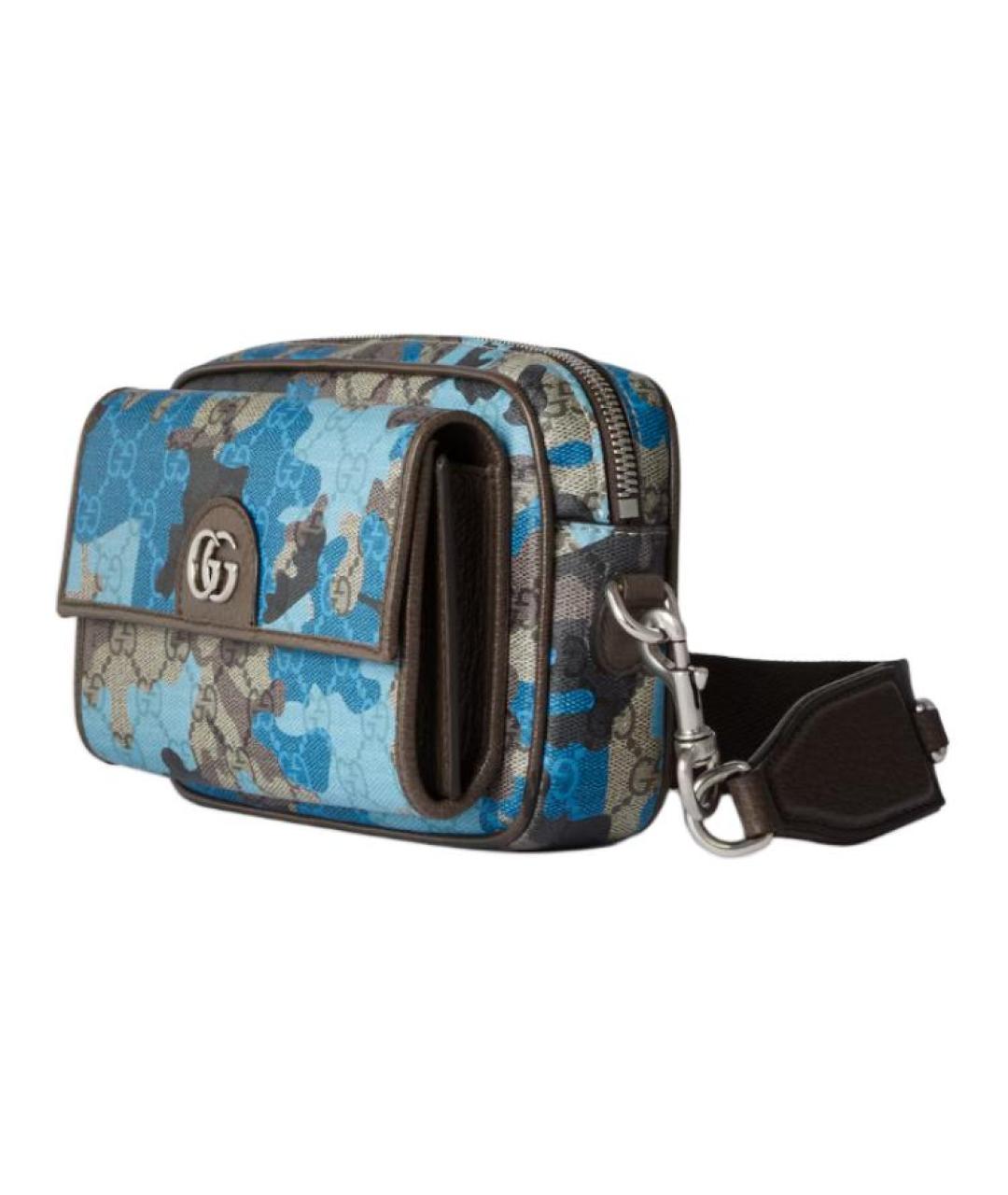 GUCCI Синяя сумка на плечо, фото 2