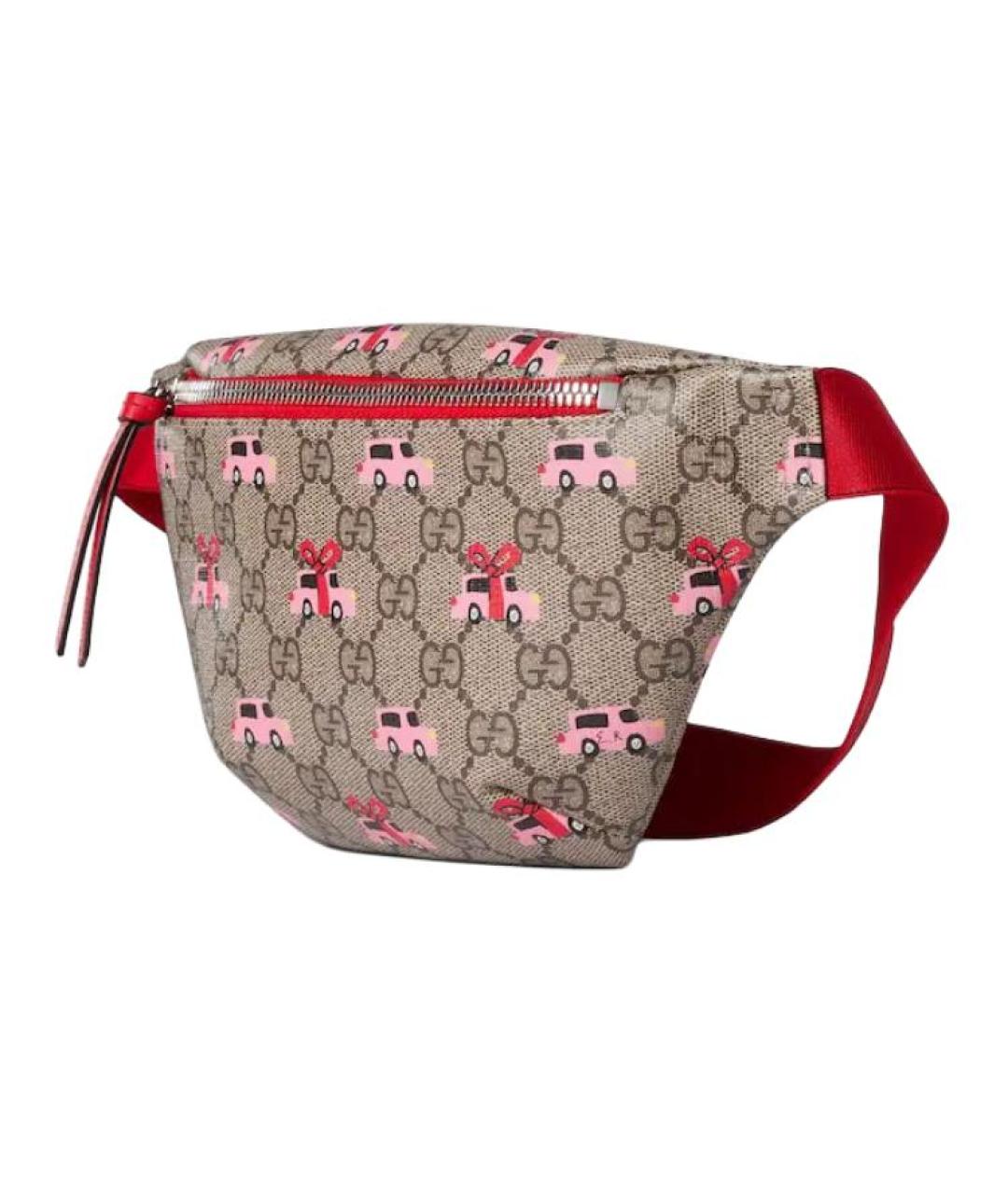 GUCCI Бежевая поясная сумка, фото 2