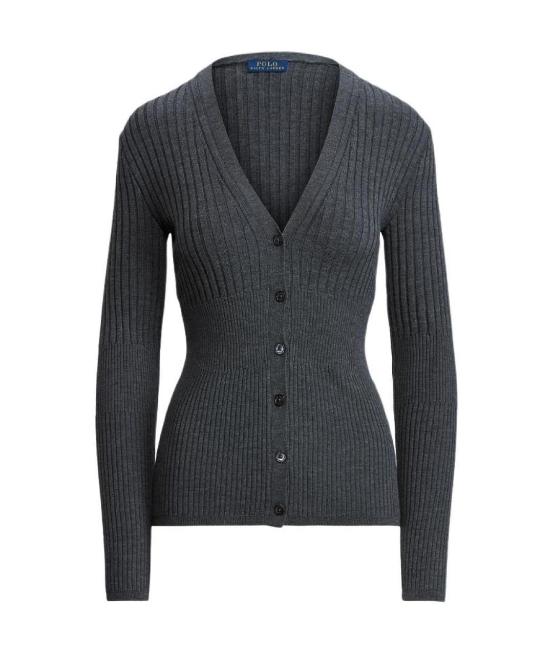 POLO RALPH LAUREN Серый кардиган, фото 1