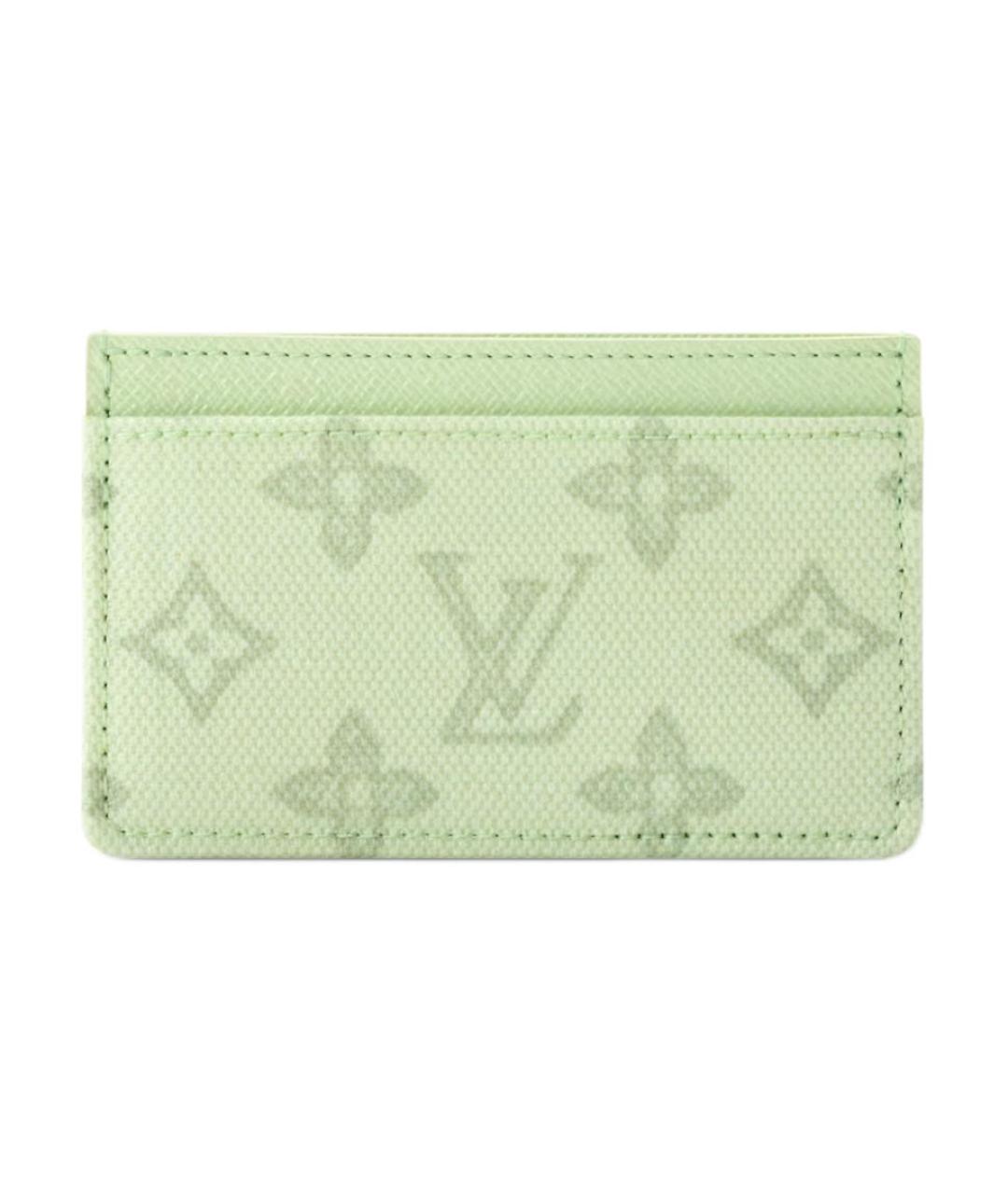 LOUIS VUITTON Салатовый кардхолдер, фото 1