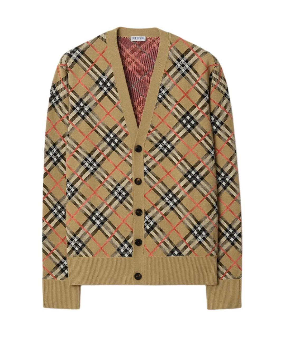 BURBERRY Бежевый кардиган, фото 1