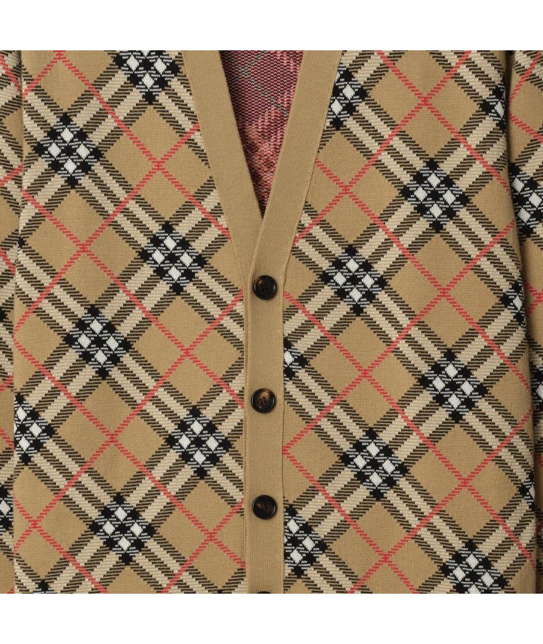 BURBERRY Бежевый кардиган, фото 4
