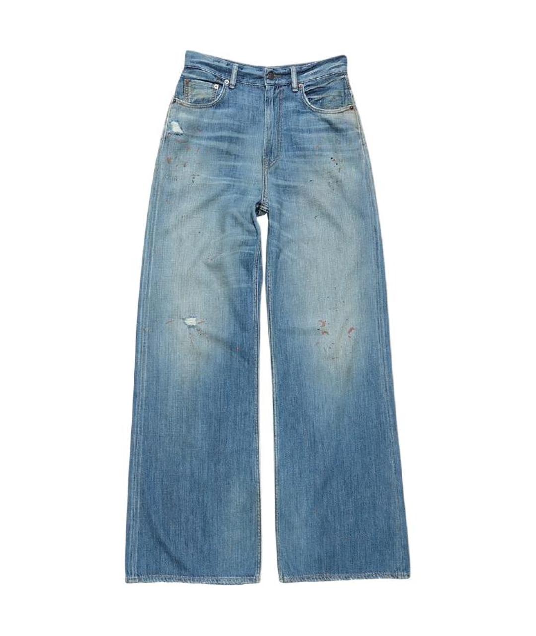 ACNE STUDIOS Синие прямые джинсы, фото 1