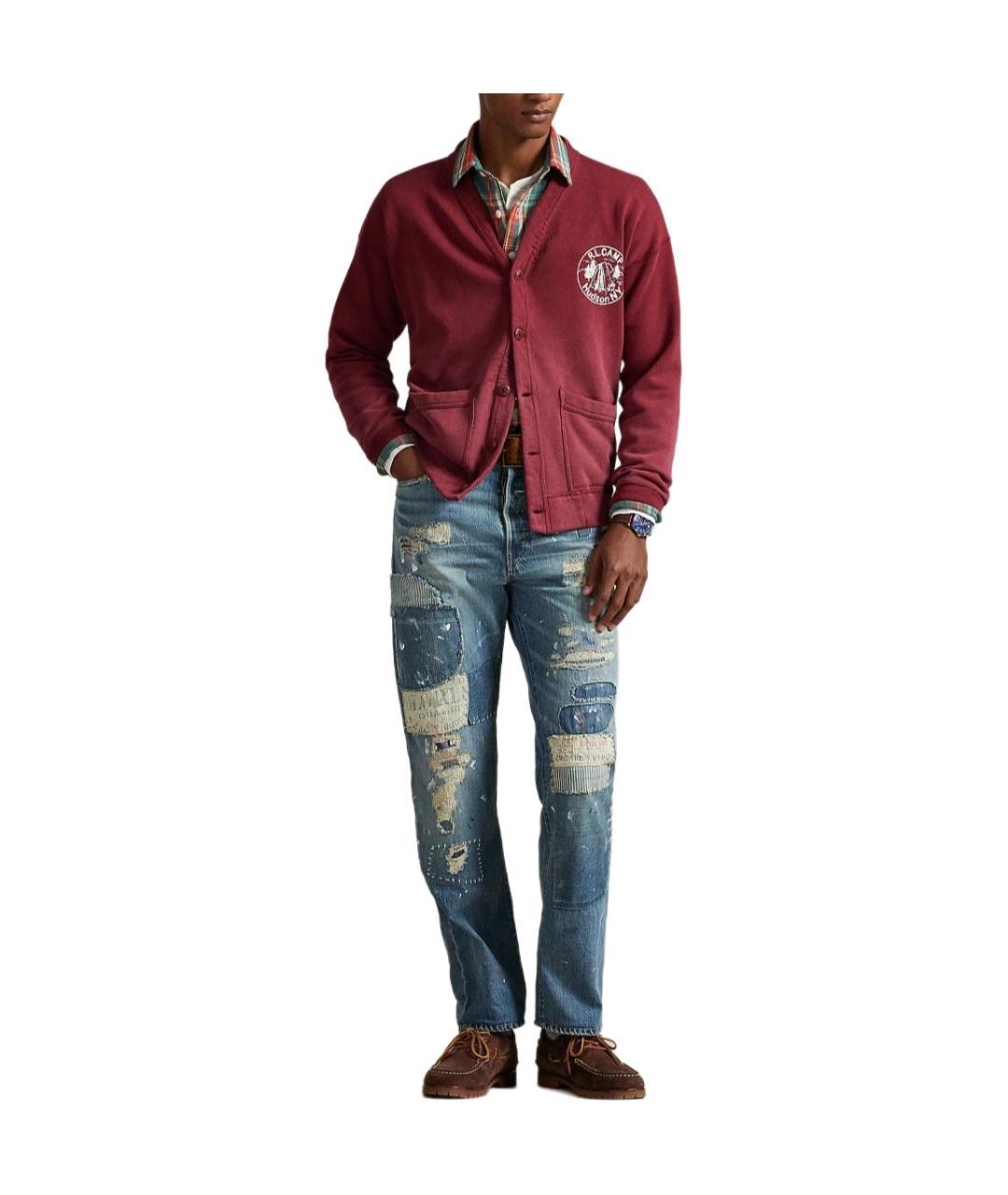 POLO RALPH LAUREN Красный кардиган, фото 2