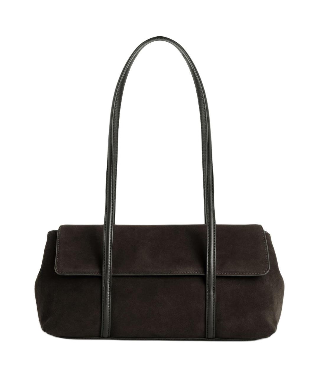 COS Коричневая замшевая сумка через плечо, фото 1