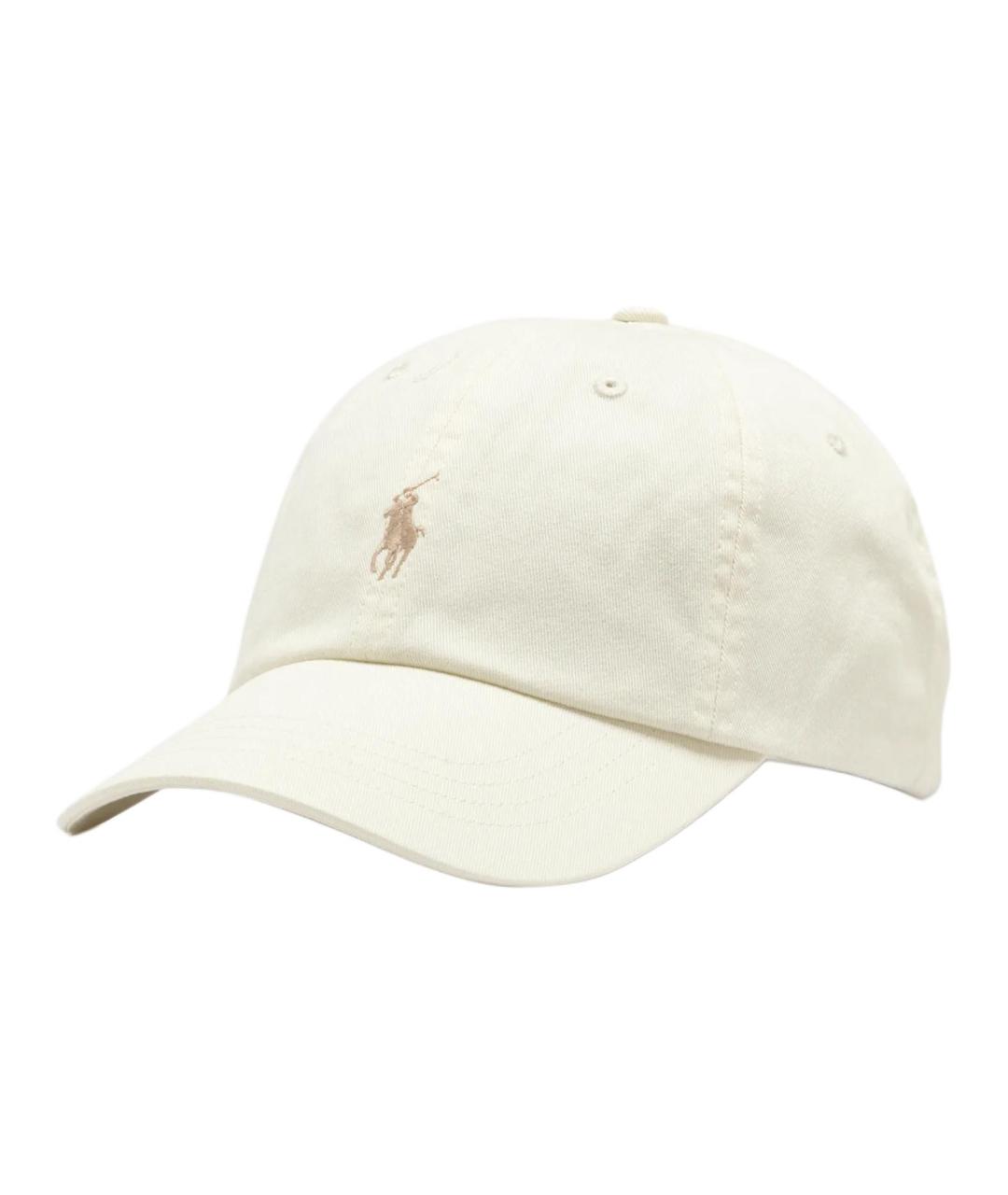 POLO RALPH LAUREN Бежевая хлопковая кепка, фото 1