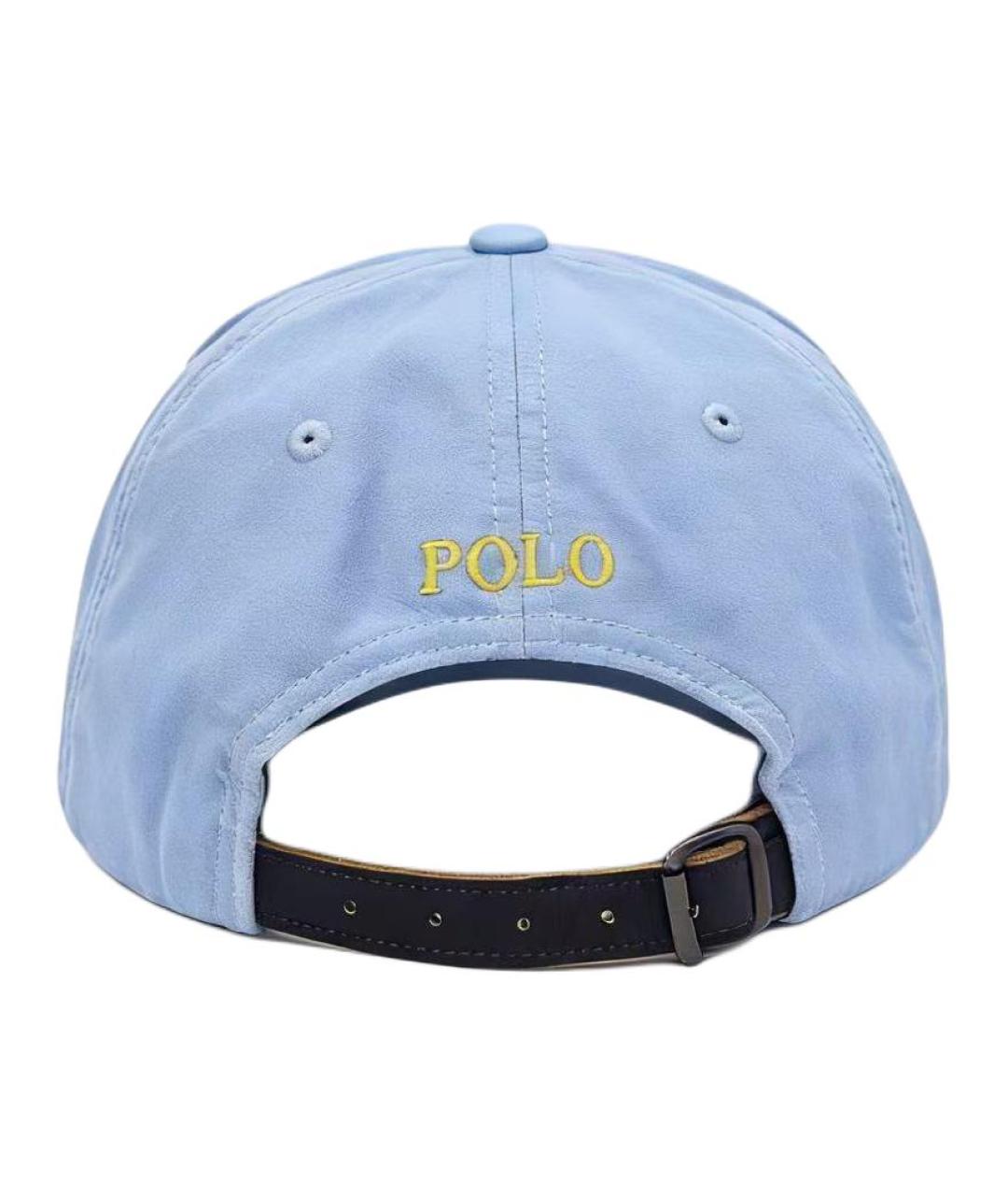 POLO RALPH LAUREN Голубая льняная кепка, фото 3