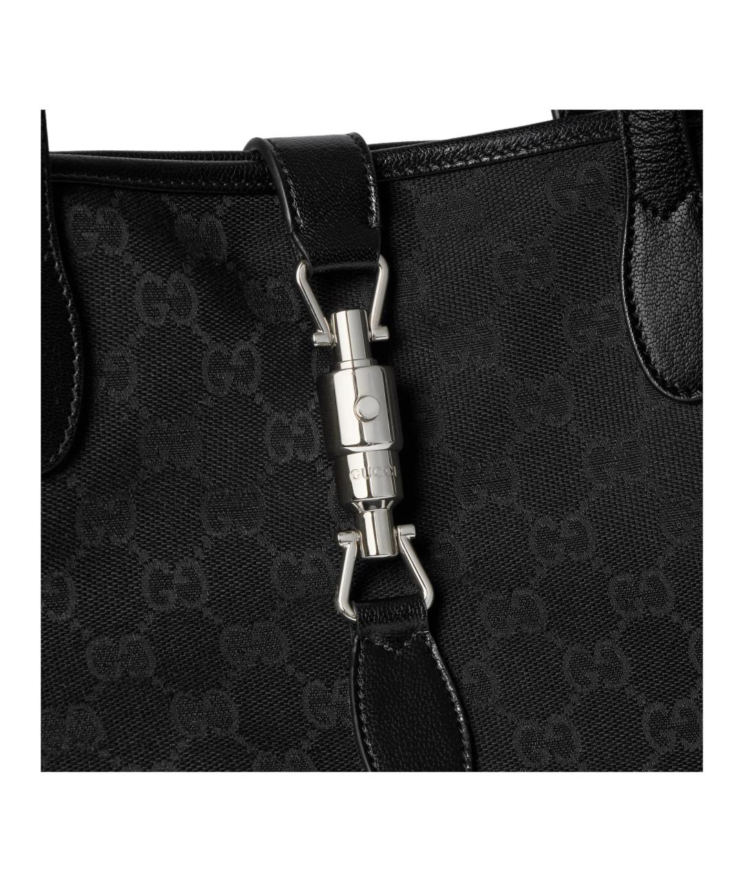 GUCCI Черная сумка тоут, фото 5