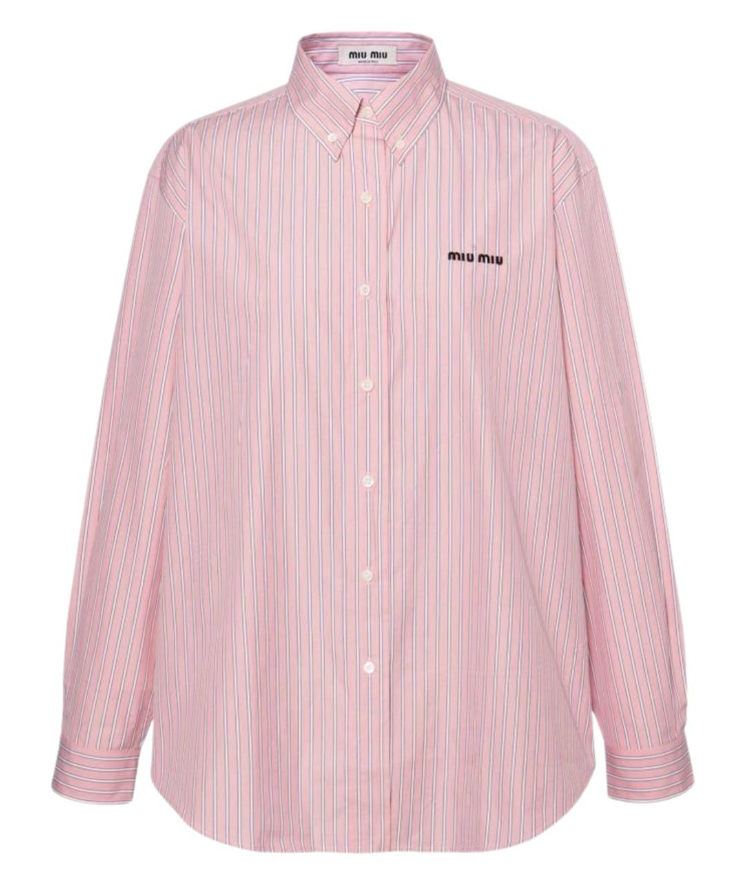 MIU MIU Розовая рубашка, фото 1
